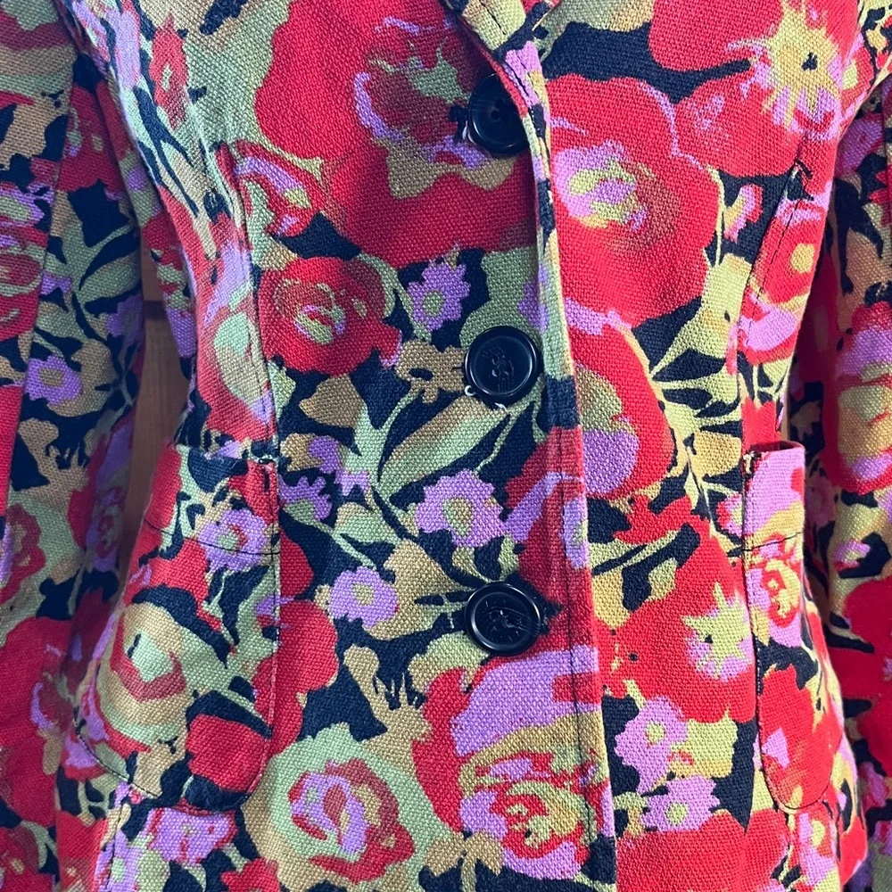 Isaac Mizrahi for Target size Small floral blazer. - Picture 2 of 6